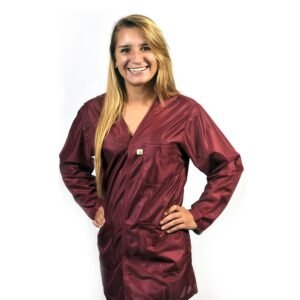 Tech Wear VOJ-33KEY Lg - V-Neck ESD Groundable Jacket, Size Large