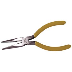 Techni-Pro 445-351 - Pliers w/Cutter, Serrated, Chain Nose, 6.5" OAL