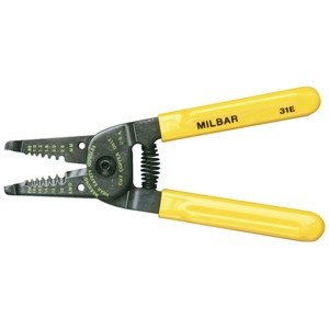 Techni-Pro 758PL0031 - H-D Stripper/Cutter with Lock, 10-20 AWG, Solid