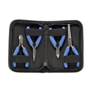 Techni-Pro 758PL700 - Plier & Cutter Set Electronics ESD 4 Pc w/Case