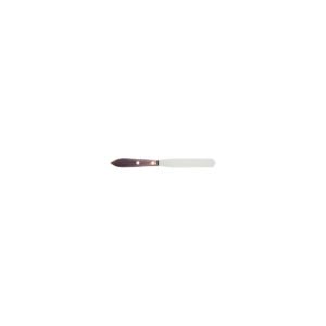 Techni-Pro 758SO0026 - Micro Spatula Wood Handle SS 4" Stainless Steel 7-1/2" OAL