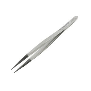 Techni-Pro 758TW0000 - 4.7" ESD Diamond Tweezers, Style 00, Anti-Acid/Anti-Magnetic Stainless Steel, Thick, Strong