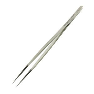 Techni-Pro 758TW0013 - ESD Diamond Tweezers, SS, Anti-Acid/Anti-Magnetic, Stainless Steel, Very Sharp, 5.5"