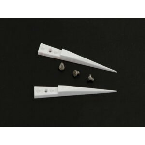 Techni-Pro 758TW0073 - Ceramic Tweezer Tips, Style 73, Zirconia Tips for 73MZ.SA, Pointed, 2''