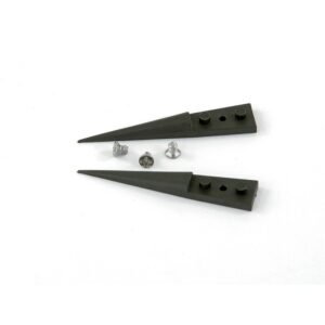 Techni-Pro 758TW0302 - 1.6" ESD Plastic Tips, Style 259, Carbon PEEK Tips for 259CPR.SA, Pointed