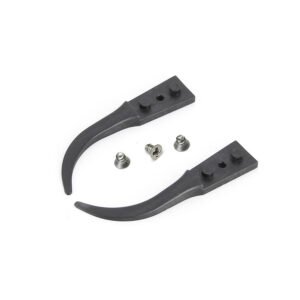 Techni-Pro 758TW0309 - 1.6" ESD Plastic Tips, Style 242, Carbon Fiber Tips for 242BCF.SA, Curved, Fine