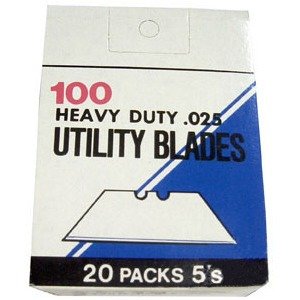 Techni-Pro 758PR092 - Replacement Utility Knife Blades, 100 Pack