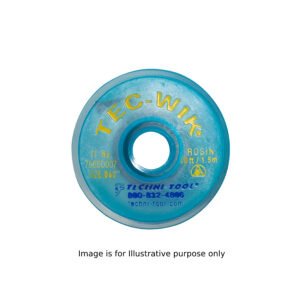 Techni-Pro 758SO021 - Desoldering Braid, No-Clean, 0.060"x5ft, Size #2, Yellow Label