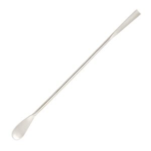 Techni-Pro CAS-061 - Spatula, 8" OAL, Double Ended, Round/Flat, Stainless Steel