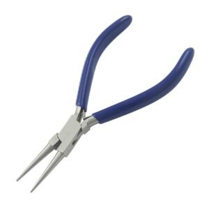 Techni-Pro PLR-128 - Pliers, Long Nose, Round, 5.5" OAL, Smooth Jaw, PVC Handle, Stainless Steel