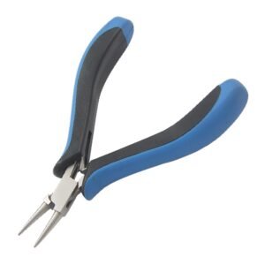 Techni-Pro PLR-172 - Pliers, Long Nose, Round, 4.75" OAL, Smooth Jaw, Ergo Handle, Stainless Steel