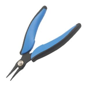 Techni-Pro PLR-317 - Pliers, Utility, Chain Nose, 5" OAL, Serrated Jaw, Foam Handle, Stainless Steel