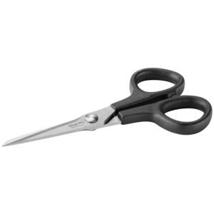 Techni-Pro TNP33650BK - Scissors, Straight, Stainless, Nylon Handles, 5.31" OAL