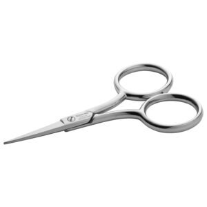 Techni-Pro TNP372SYL40NP - Scissors, Straight, Large Ring, Carbon Steel, Nickel, 3.9" OAL, ProCut Series