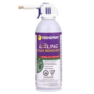 Techspray 1621-10SB - E-Line Flux Remover, 10 oz Aerosol w/Brush