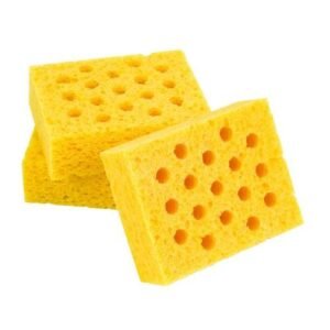Techspray CS-14M - Sponge w/Multiple Holes, Fits Weller, 2.2" x 2.75" x 1" Thick