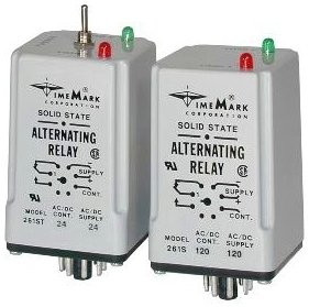 Time Mark 261-ST-240 - Alternating Relay, Single Pole, Toggle Switch, 240VAC/VDC