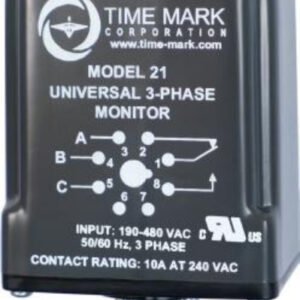 Time Mark 21 3-Phase Monitor with Adjustable Trip and Restart Delays