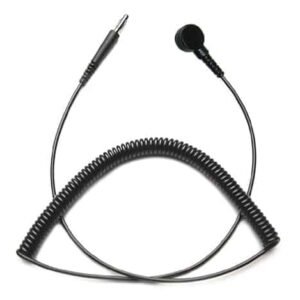 Transforming Technologies CC0044 - Classic Straight Coil Cord: 12' Length - 7mm Snap (Black)