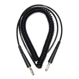 Transforming Technologies CC3000NR - Interconnect Cord, Two Banana Plugs, 8', No Resistor, Coiled