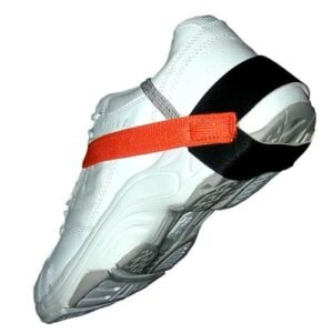 Transforming Technologies HG1370 - Heel Grounder, Stretch Hook & Loop Strap, Hi-Vis (Orange)