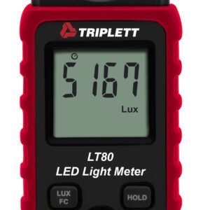 Triplett LT80-NIST - LED Light Meter with Certificate of Traceability to N.I.S.T.