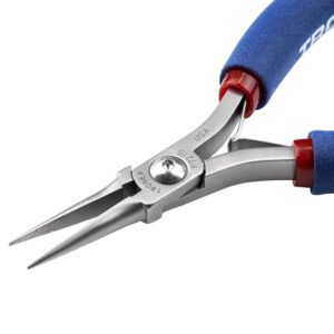 Tronex P721S - Pliers, Needle Nose, Long Jaw, Serrated Tips, Long Handle, Carbon Steel