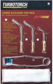 TurboTorch COMBO PRO PACK - Extreme Combo Accessory Pro Pack with Tips, Flint Striker, Torch Shield (Part No. 0386-0577)
