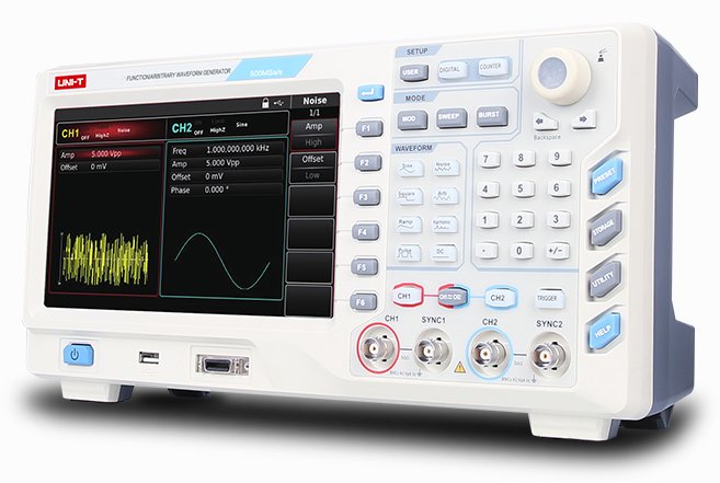 UNI-T_UTG4000A_front_angled