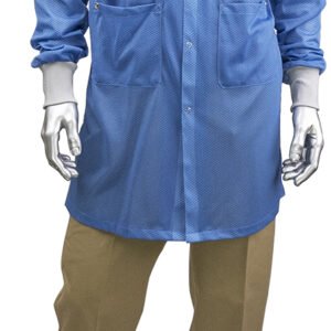 Uniform Technology Long ESD Sheer Labcoat, Cuff, XS-5XL