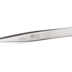 Weller 3CBS - Precision Tweezers, 40° Curved, Pointed Tip, 4-1/4"