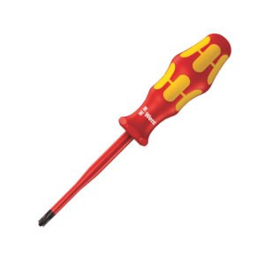 Wera Tools 05006455001 - 162 iS PH/S VDE Insulated Screwdriver w/ Reduced Blade Diameter for PlusMinus Screws (Phillips/slotted), # 1 x 80 mm