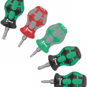 Wera Tools 05008872001 - Stubby Set 3 Screwdriver Set, 5pcs