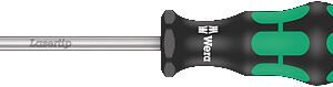 Wera Tools 05009315001 - 355 PZ Screwdriver, Kraftform Handle, Lasertip, PZ 2, 6mm Dia, 100mm