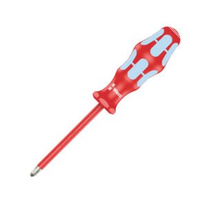 Wera Tools 05022734001 - 3162 i PH VDE Insulated Screwdriver for Phillips Screws, Stainless, PH 2 x 100 mm