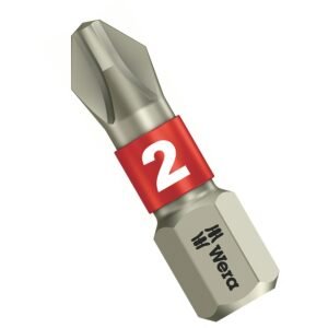 Wera Tools 05071011001 - 3851/1 TS Bits, Stainless, PH 2 x 25 mm