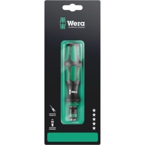 Wera Tools 05073541001 - 817 R SB Bitholding Screwdriver w/ Rapidaptor Quick-Release Chuck, 1/4" x 133 mm
