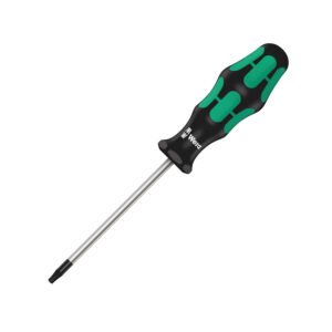 Wera Tools 05138261001 - 367 TORX BO Screwdriver for Tamper-Proof TORX Screws, TX 15 x 80 mm