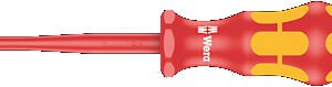 Wera Tools 05006461001 - 165 iS PZ VDE Insulated Screwdriver, Reduced Blade Dia, Anti-Roll, 100mm