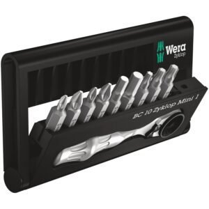 Wera Tools 05073645001 - Bit-Check 10 Zyklop Mini 1, 10pcs
