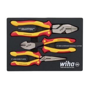 Wiha 32960 - 3 Piece Insulated Pliers & Cutters Tray Set