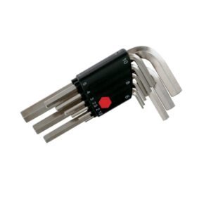 Wiha 35191 - 9 Piece Hex L-key Short Arm Set, Metric