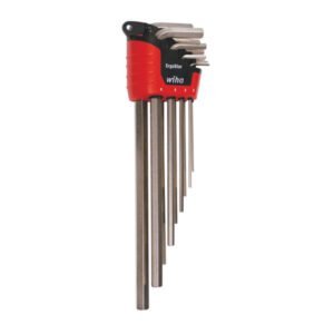 Wiha 35297 - 9 Piece Hex L-key Long Arm Set, Metric