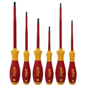 Wiha 35890 - 6 Piece Insulated Softfinish Screwdriver Set