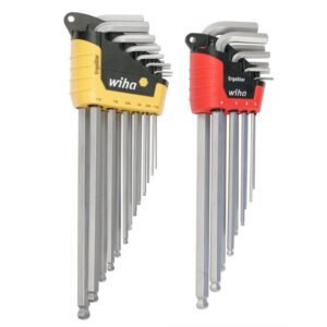 Wiha 66982 - 22 Piece Ergostar Ball End Hex L-Key, Inch/Metric