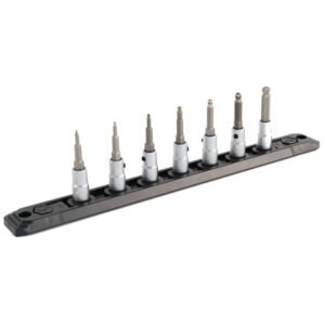 Wiha 71797 - 7 Piece Ball End Hex Bit Socket Set, Metric