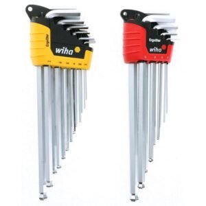 Wiha 66992 - 22 Piece MagicRing Ball End Hex L-key Set, Inch - Metric