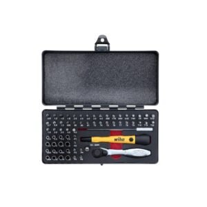 Wiha 75965 - 65 Piece System 4 ESD Safe Master Technician's Ratchet & MicroBits Set