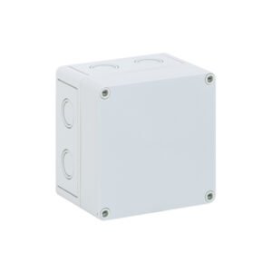 Altech 127-905 - Enclosure, PC, Metric KO, Gray, 5.12"x5.12"x3.9", TK Series