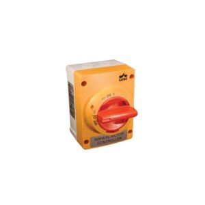Altech KEM325UL Y/R - Disconnect Switch, Enclosed, 3 pole 25A/600V,Yellow/Red Handle, U2Enc.